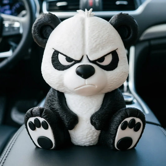 Figurine panda grognon décoration originale