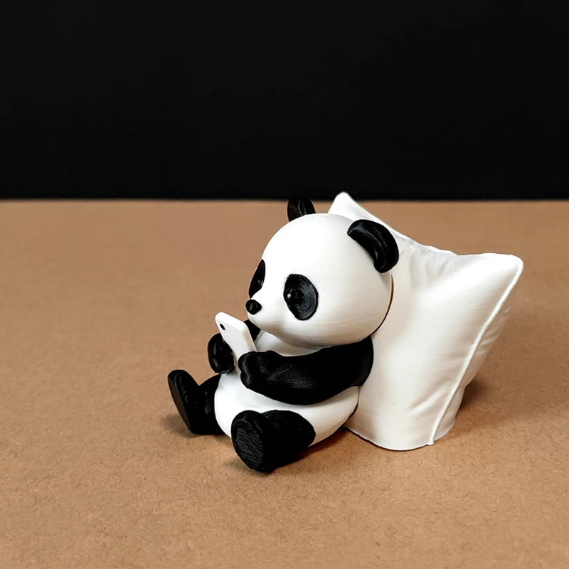 Figurine panda détendu décoration bureau et voiture