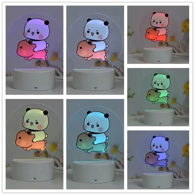 Veilleuse LED Panda Bubu Dudu télécommande