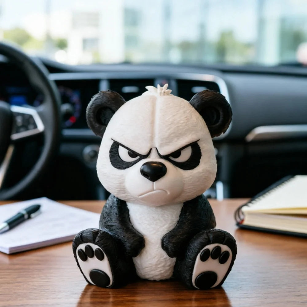 Figurine panda grognon décoration originale