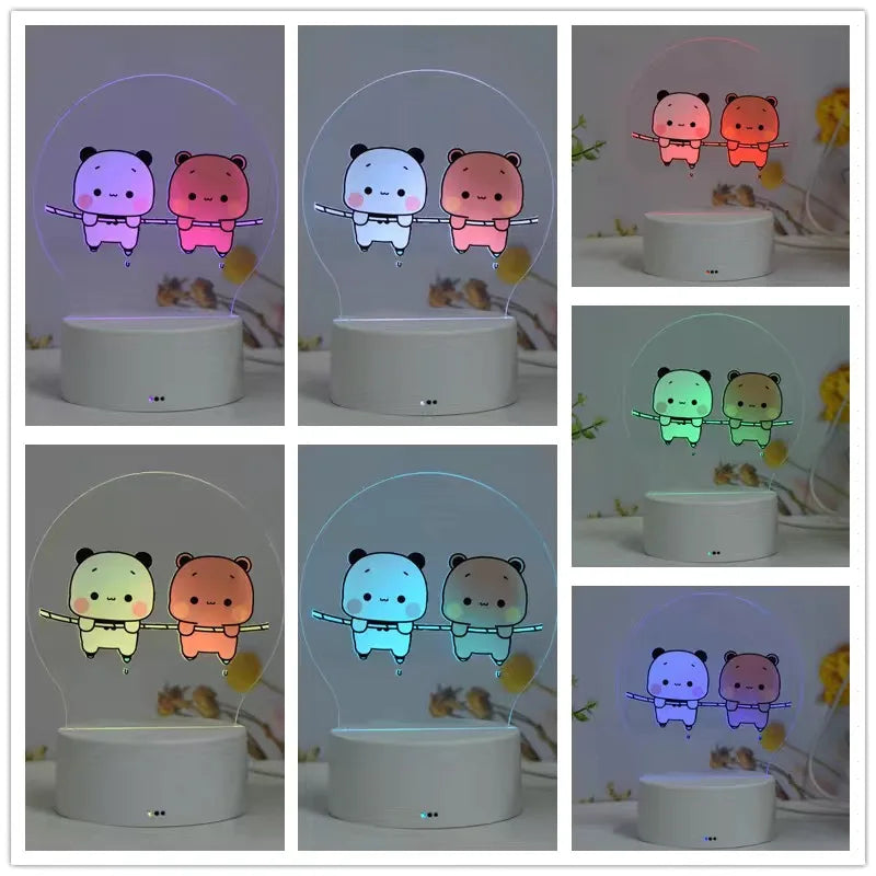 Veilleuse LED Panda Bubu Dudu télécommande
