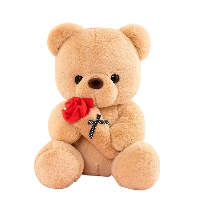 Ours en peluche rose romantique cadeau Saint-Valentin