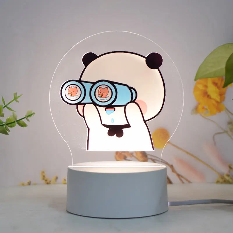 Veilleuse LED Panda Bubu Dudu télécommande