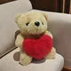 Ours en peluche rose romantique cadeau Saint-Valentin